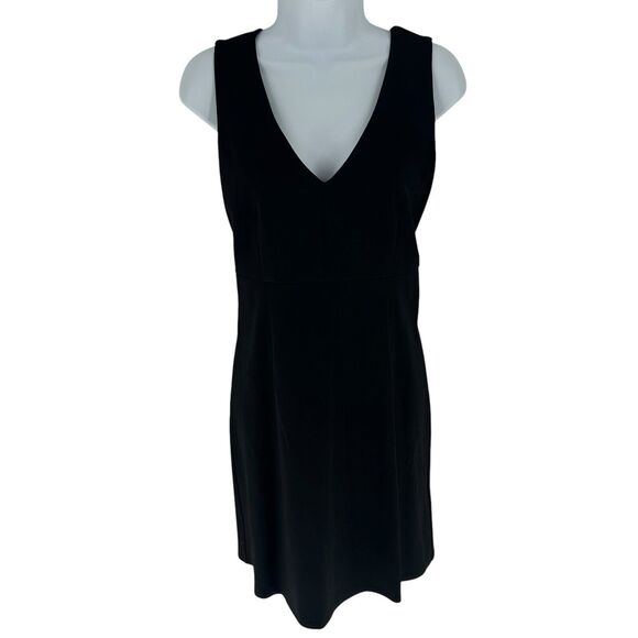 Jude Connally Dress Womens Medium Black Naomi Ponte Knit Sleeveless NEW $228 - Picture 3 of 16